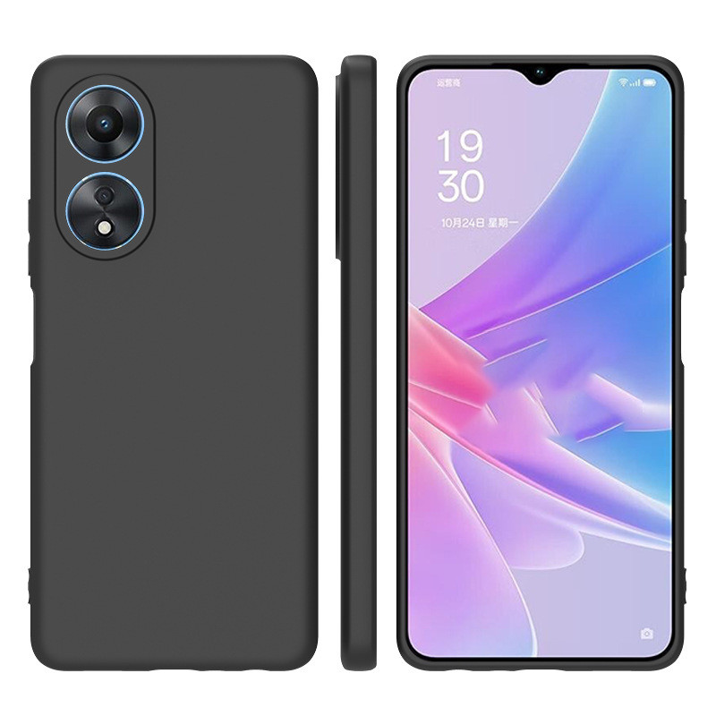 Dành Cho OPPO A58 4G Ốp Lưng A 58 TPU Mềm Đen Mỏng Mờ Silicon Dành Cho OPPO A58 4G CPH2577 Ốp Lưng O