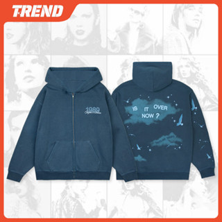 Taylor Swift 1989 (Phiên bản của Taylor) Áo Hoodie có khóa kéo Merch “Đã kết thúc chưa? ” Áo thun dáng rộng in hình Plus Size Vintage Áo khoác cổ điển dành cho nam và nữ / Winter Street Áo khoác thường ngày