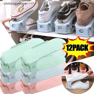 Chitengyefine 1 / 5 Chiếc Nhiều Màu Sắc Có Thể Điều Chỉnh Giá Để Giày Sắp Xếp Khe Cắm Giày Tiết Kiệm Không Gian Bảo Quản Giày Hai Lớp Tổ Chức vn