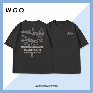 [W.G.Q] Áo thun ngắn tay áo thun cotton 100% thoáng khí mẫu mới mùa hè cho nam giới