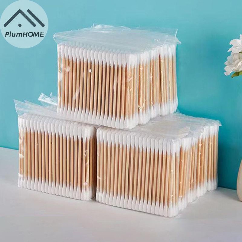 Plumhome 30 / 80 / 100 Chiếc Tròn Dùng Một Lần Bagged Làm Sạch Đôi Cotton Hộ Gia Đình Iodophor Tẩy T