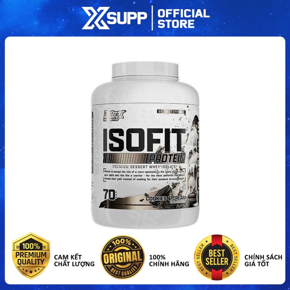 NUTREX ISOFIT - Sữa Whey Protein Isolate 100% Chính Hãng