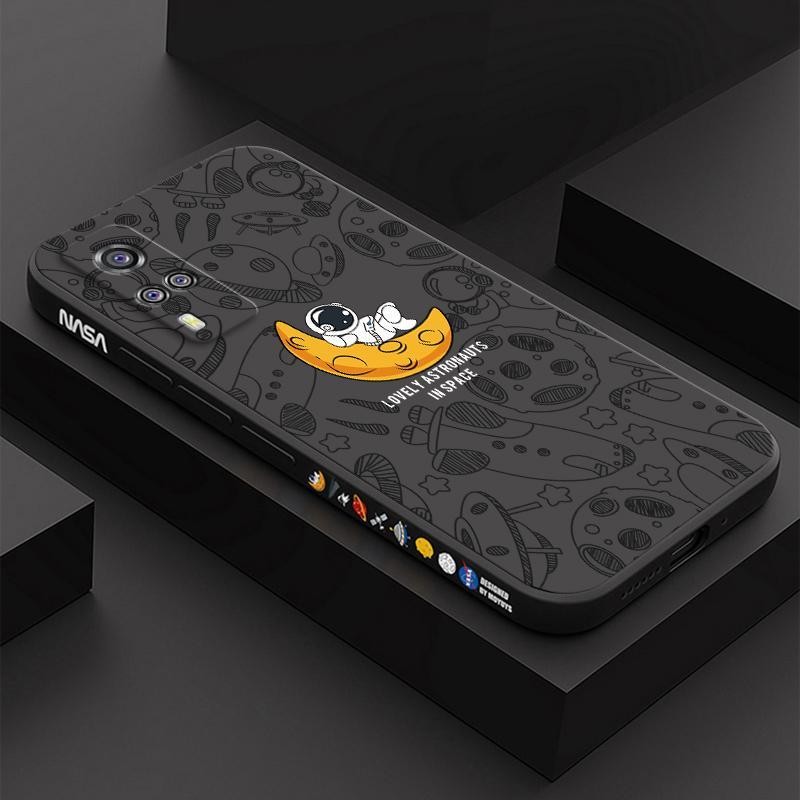 Ốp lưng Vivo Y31, màu trơn Vivo Y31 Space minh họa Vỏ điện thoại phi hành gia XTKR