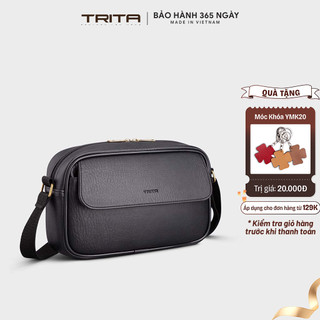 Túi Trita (Thời trang nam đa năng phối ngăn - Túi đeo chéo da RTN11)