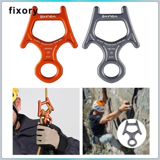 Fixory 30kN 8 Hình Descender Thiết Bị Xuống Dốc Đĩa Giàn Khoan Thiết Bị Lớp Phủ Cho Đỉnh Descent Dây Rappel Độ Cao Làm Việc Ngoài Trời