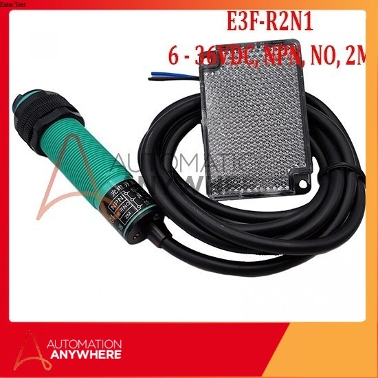 E3F-R2N1 6-36V NPN NO CẢM BIẾN QUANG PHẠN XẠ GƯƠNG TRỤ TRÒN PHI 18MM