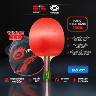 Vợt Bóng Bàn Dán Sẵn Cao Cấp Yinhe 03B Tặng Kèm Túi Vợt - Sử Dụng 2 Mặt Vợt Cao Cấp, Độ Nảy & Độ Xoáy Cực Tốt
