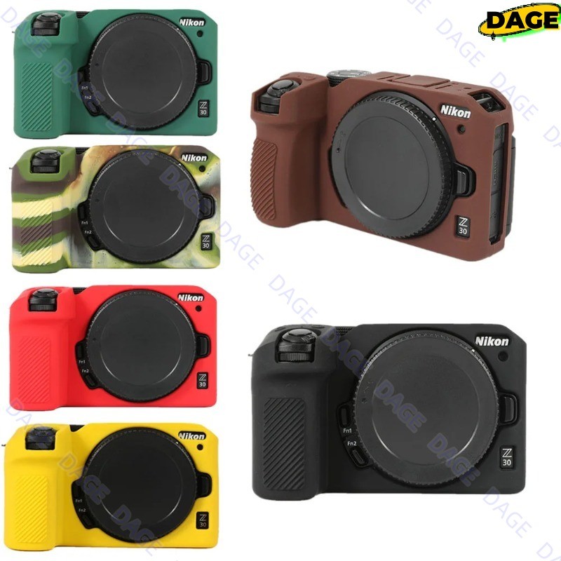 Cod Z30 Vỏ bọc thân máy ảnh bằng silicon mềm cho Nikon Z30 Bảo vệ Vỏ cao su Da DAGE