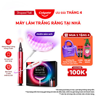 [MỚI] Máy làm trắng răng Colgate Optic White O2 Flex Light (Bao gồm Bút trắng răng) - Phiên bản mới gọn nhẹ