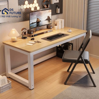 Bàn văn phòng, Bàn Làm Việc giá rẻ chân sắt hộp 4x4cm sơn tĩnh điện, Mặt MDF 15mm, chịu tải 200k. DS Future