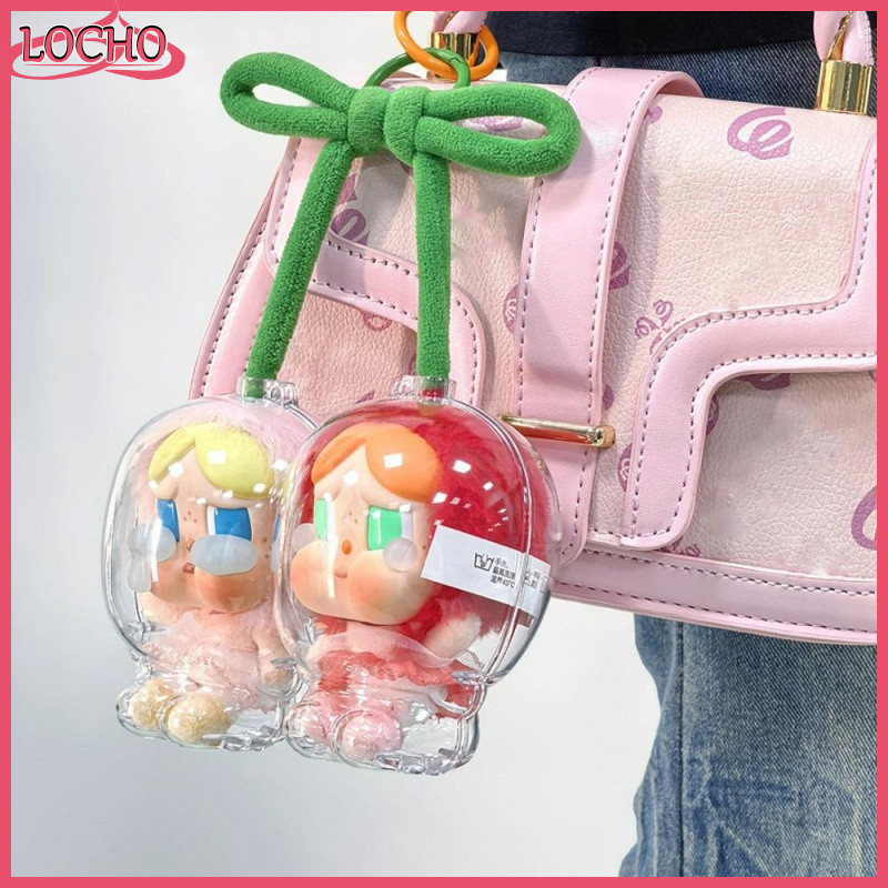 1 Cặp Vỏ Bảo Vệ Cherry Crybaby, Túi Bảo Quản Búp Bê Crybaby Nhỏ Chống Thấm Nước, Mặt Dây Silicon Chố