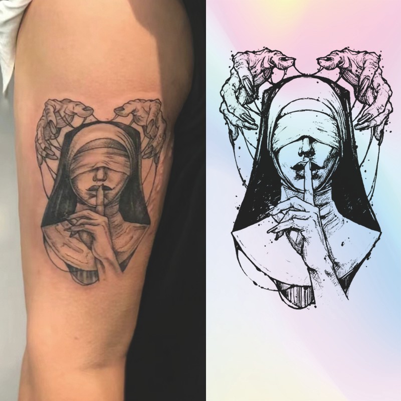 Hình Xăm Ma Thuật Miếng Dán Chống Thấm Nước Lâu Dài 30 Ngày Hình Xăm Giả Tối Giản Hình Xăm Tạm Thời 