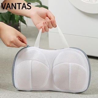 VANTAS   Túi giặt áo ngực , Túi lưới áo ngực thoáng khí chống gió, di động có tay cầm Áo ngực chống biến dạng Túi giặt du lịch