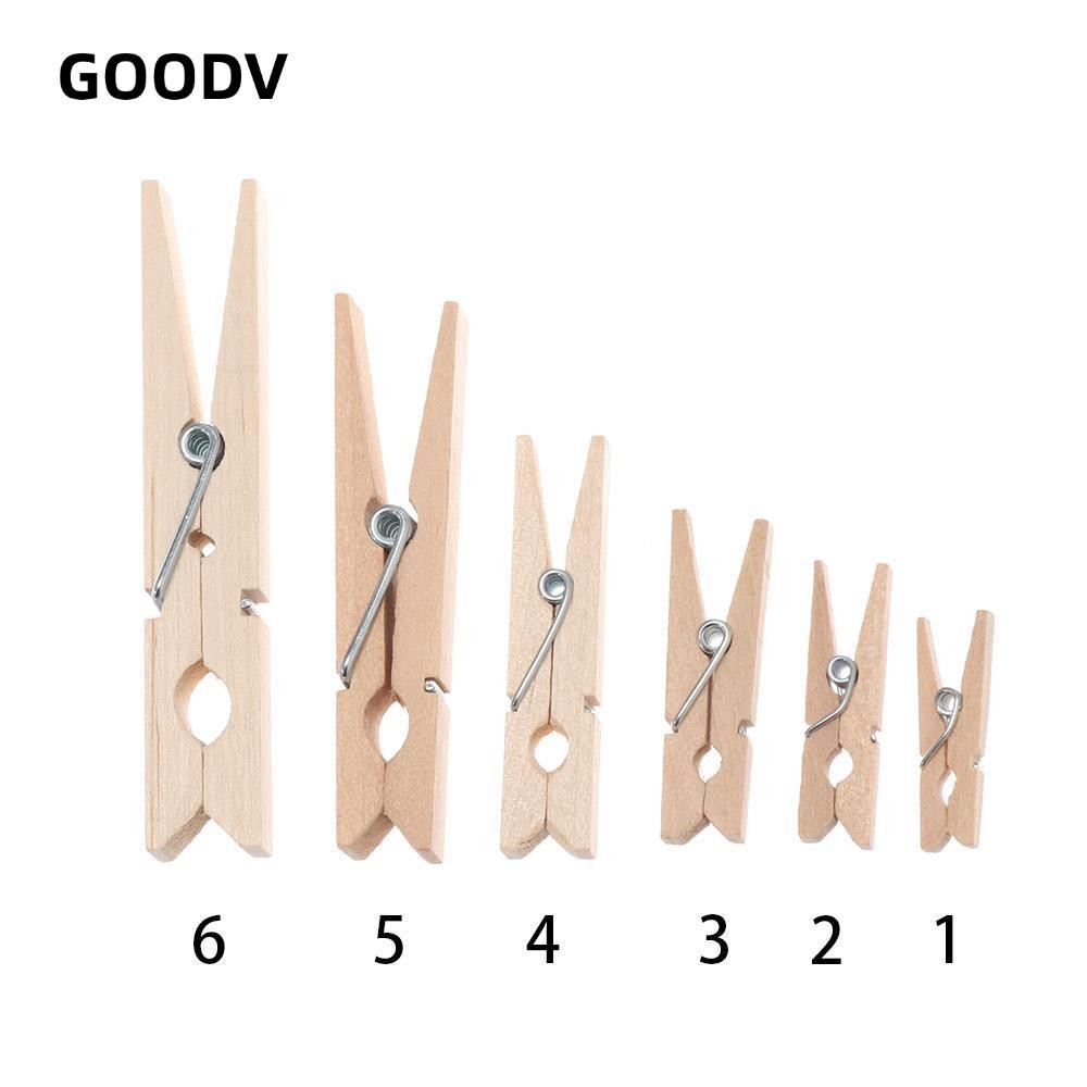 GOODV Set 100 Kẹp Gỗ Dây Phơi Đồ Tiện Dụng