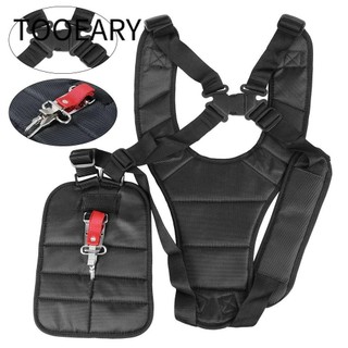 TOOEARY Công CỤ 1 Cái Dây Đeo Vai Đôi, Dụng Cụ Làm Vườn Máy Cắt Cỏ Cho Máy Cắt Chổi Whipper Máy Nĩa Tông Đơ Dây Dây Đeo, Đa Năng Màu Đen Có Thể Điều Chỉnh Bàn Chải Cắt Tông Đơ