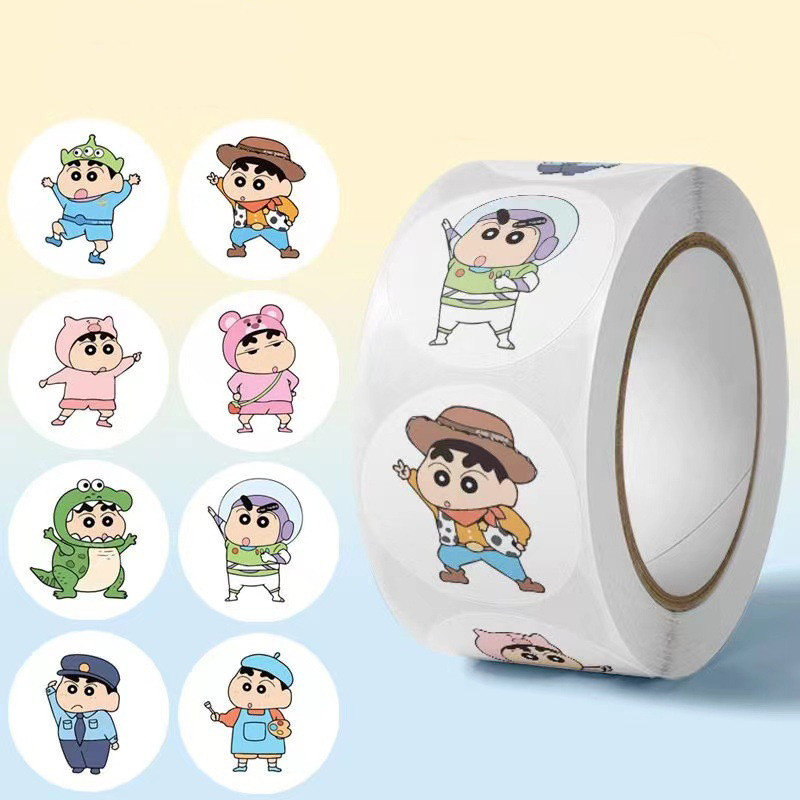 500 Chiếc 8 Hình Ảnh Crayon Shin-Chan Phim Hoạt Hình Dán Cuộn / Dán Băng