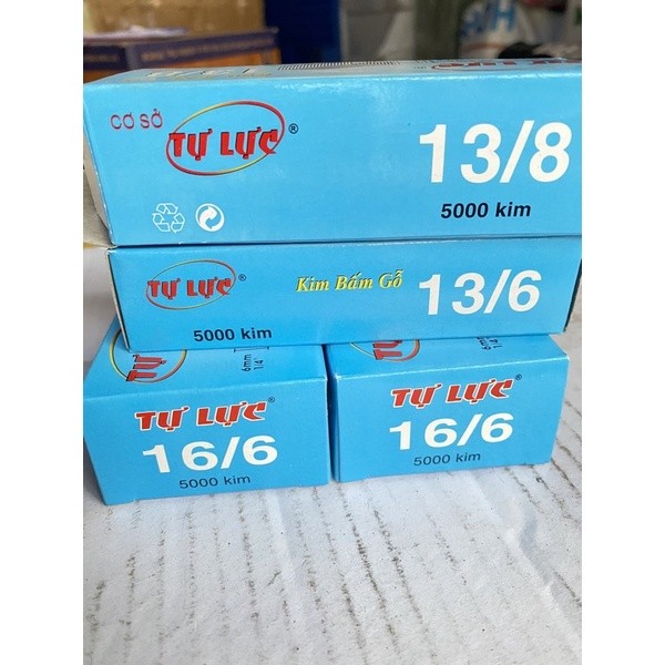 Ghim bấm gỗ - kim bấm gỗ TỰ LỰC: 13/6, 13/8, 16/6, 16/8
