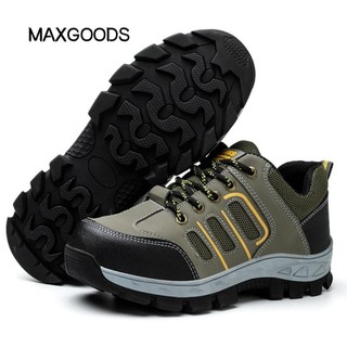  Giày bảo hộ lao động MAXGOODS Giày thể thao đi bộ đường dài chống va đập chống đâm thủng Giày bảo hộ lao động nhẹ an toàn cho nam nữ 