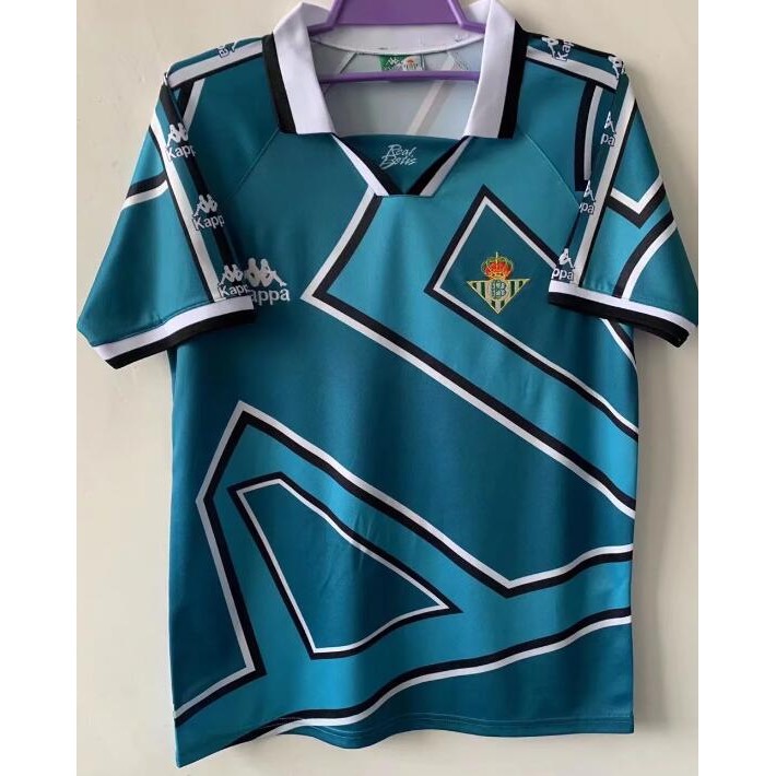 1996 Real Betis Away Retro Soccer Jersey Bóng đá Áo thể thao cổ điển