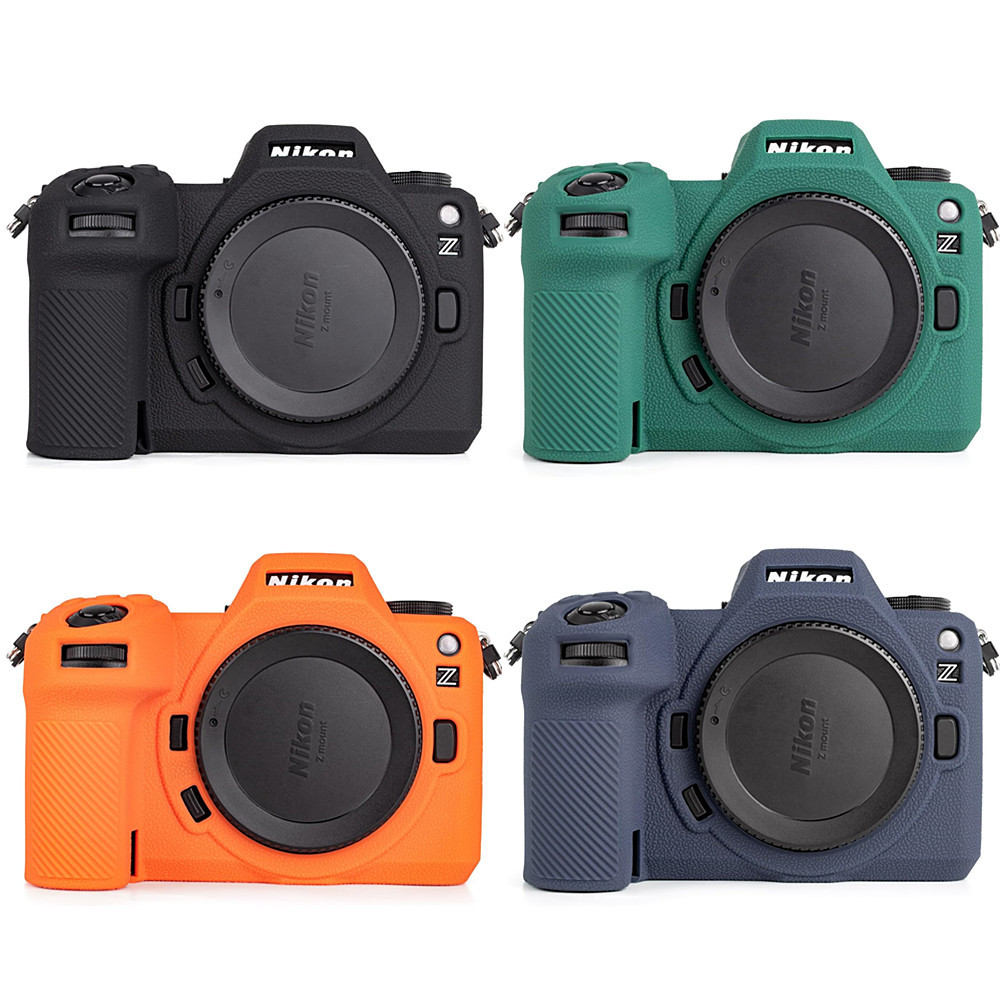Dành Cho Nikon Z6III Silicon Giáp Da Vỏ Bảo Vệ Thân Xe Bảo Vệ Túi Máy Ảnh Chống Trượt Kết Cấu Thiết 