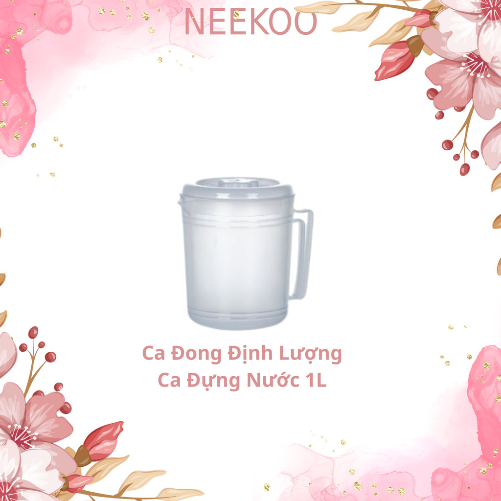Ca đong định lượng, Ca nhựa đựng nước 1 lít 6086