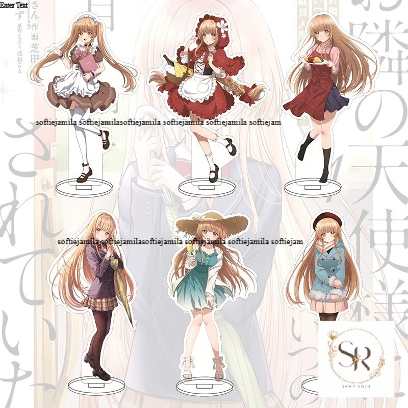 Mô hình Standee Fashion Shiina Mahiru Anime Figure Acrylic The Angel Next Door Spoils Me Rotten mica