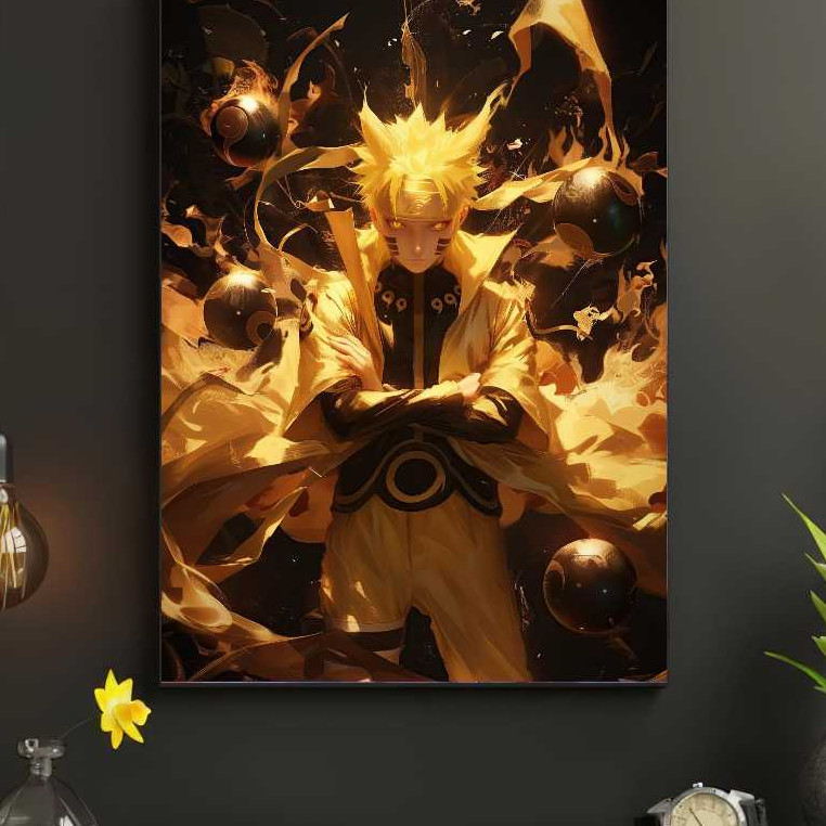 FREESHIP ⭐️  Poster Uzumaki Naruto - Tranh Decal Dán Tường - Ảnh Treo Tường Naruto
