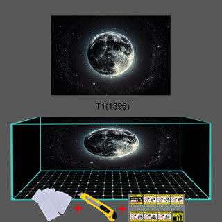 [Tặng Đồ Dán+Sticker] Tranh 3D dán hồ cá 3D Decal 4 lớp mã 1896, tranh bể cá siêu đẹp - Sắc Nét