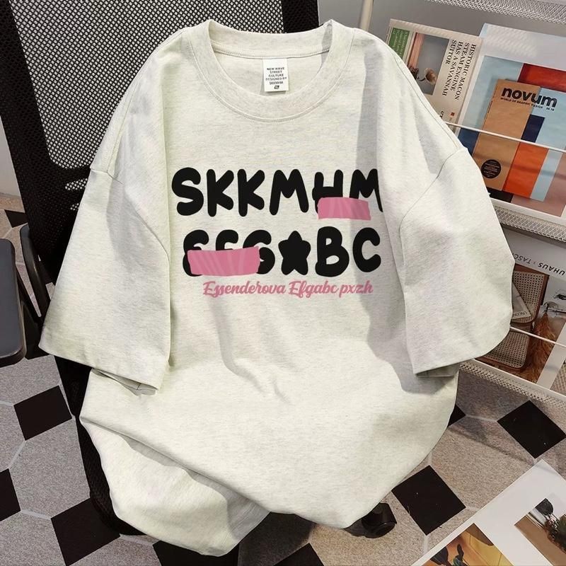 Áo thun nữ ,áo phông nữ form rộng chất cotton thấm hút mồ hôi mẫu skk