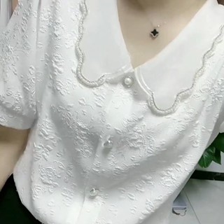 Thời Trang Công Sở Mặc Áo Sơ Mi Thanh Lịch Người Phụ Nữ Áo Sơ Mi Trắng Hồng Quần Áo Nữ Hợp Thời Trang Áo Hàn Quốc Cho Nữ