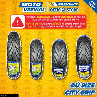 [MTVV] Vỏ lốp xe máy MICHELIN CITY GRIP đủ size xe ga 70 80 90 100 110 120 130 140 10 11 12 14 16<END>