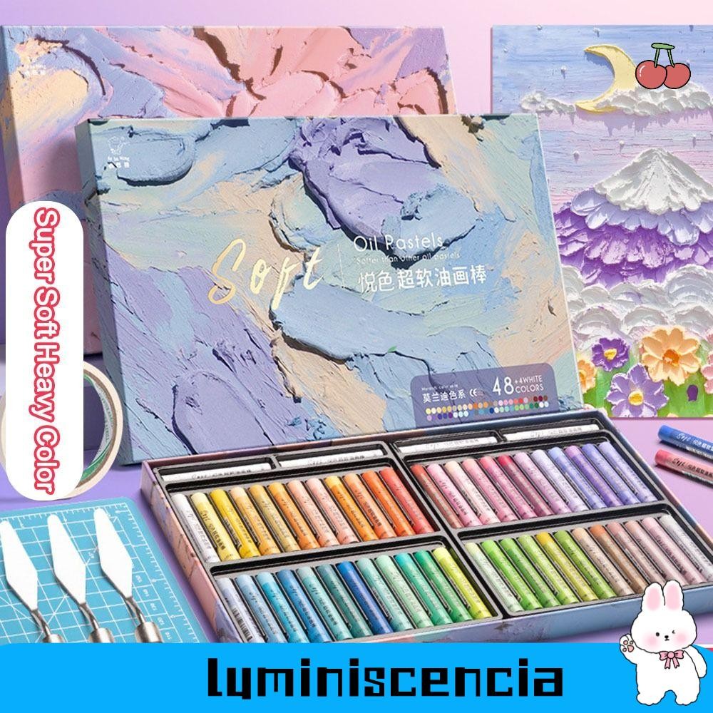 LUMINISCENCIA Artist Soft Oil Pastel Set, Bút chì vẽ tranh an toàn chuyên nghiệp, Quà tặng 24 / 36 /