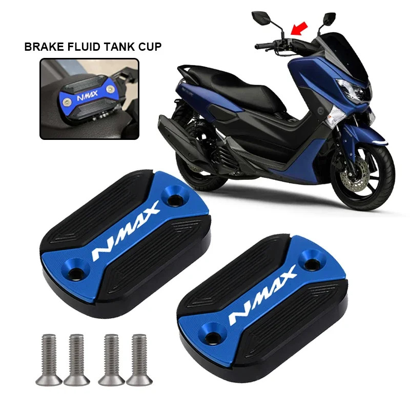 NMAX Xe Máy CNC Nhôm Phanh Trước Hồ Chứa Chất Lỏng Bình Dầu Cốc Dành Cho Xe YAMAHA NMAX125 NMAX155 N