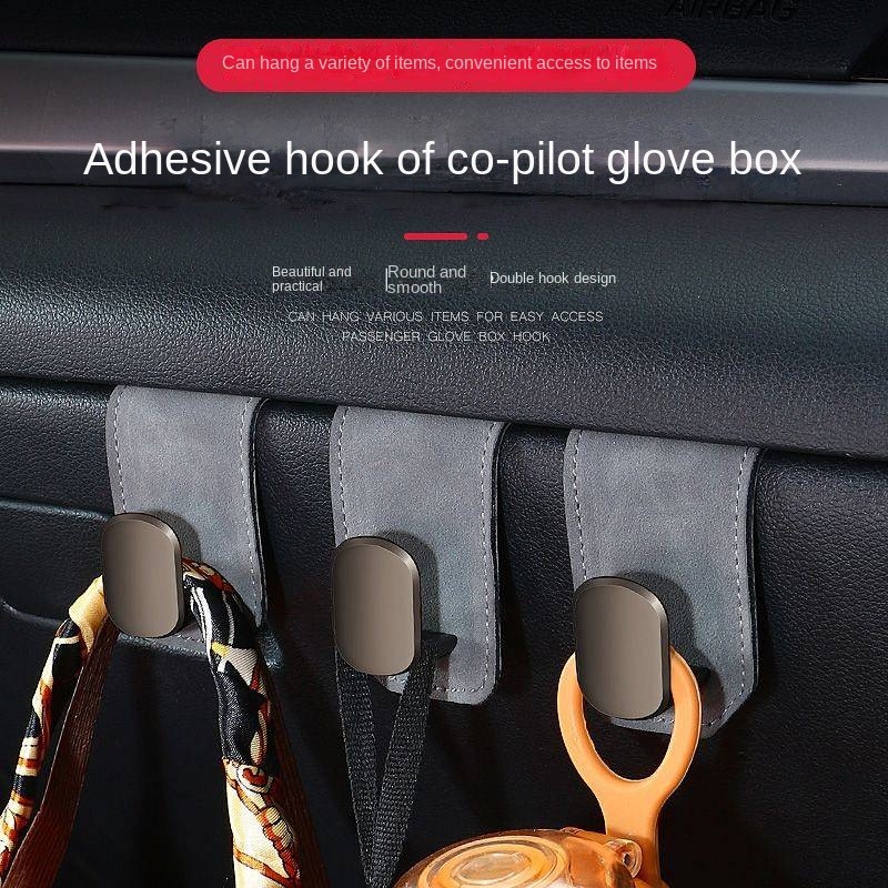 Popular Car Co-Driving Glove Compartment Hook Car Lucky Knitted Travel Denim DIY Hook Car Hook Co-Dr