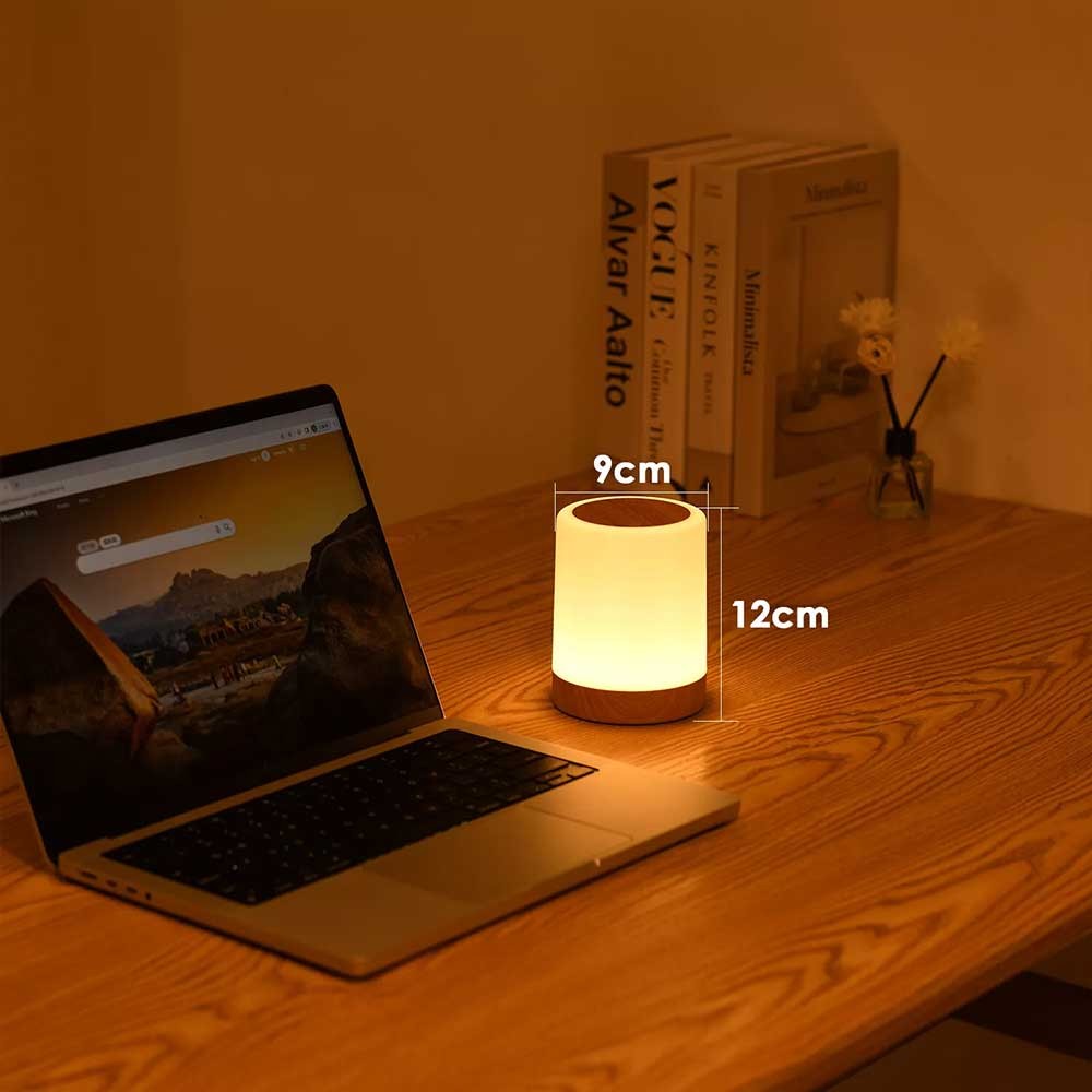 Touchlight LED Colorful Light Mini Table Lamp Night Light Home Study Lamp Sleep Bedside Lamp
