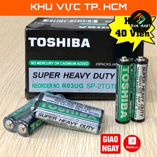  Hộp Pin AAA TOSHIBA 1.5V   10-40 Viên   - Pin 3A  Pin Tiểu Nhỏ Dùng Cho Remote Máy Lạnh tv  Đồ Chơi 