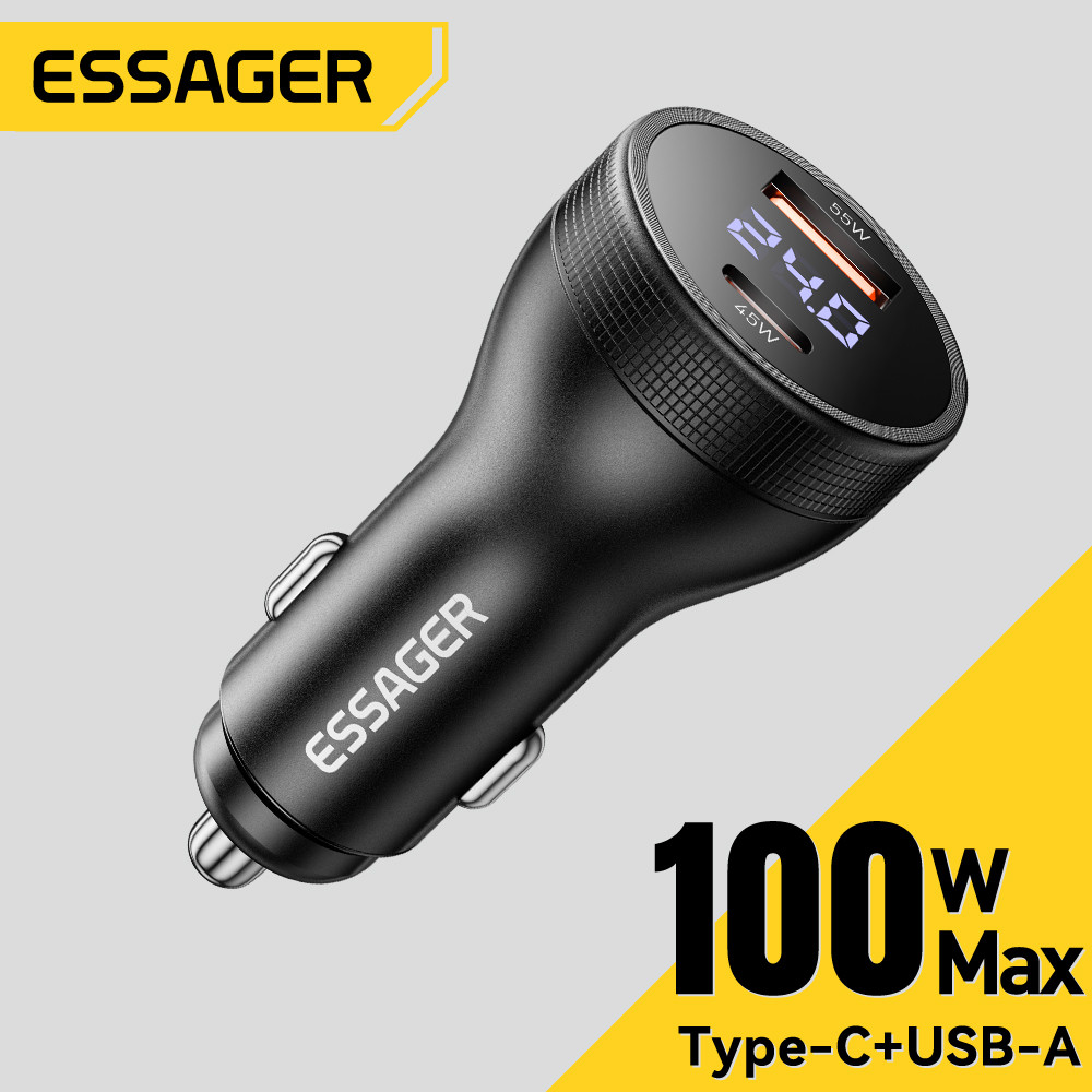 Bộ sạc xe hơi ESSAGER 100W A + C