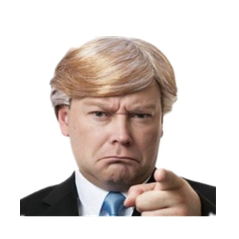 Trump Tóc Giả Tóc Giả Tổng Thống Donald Tóc Giả Nam Tóc Ngắn Thẳng Trump Cùng Phong Cách Bộ Tóc Giả