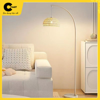 𝐂𝐌𝐀𝐑𝐓.𝐆𝐢𝐚 𝐝𝐮̣𝐧𝐠 Đèn Cây Đứng Đèn Sàn Cong Lồng Đan Decor Siêu Chill CM33