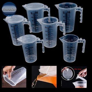 Cốc Đo Hoeaden 100 / 250 / 500ML Bình Nướng Bánh Trong Suốt Bột Nhà Bếp Có Nắp VN