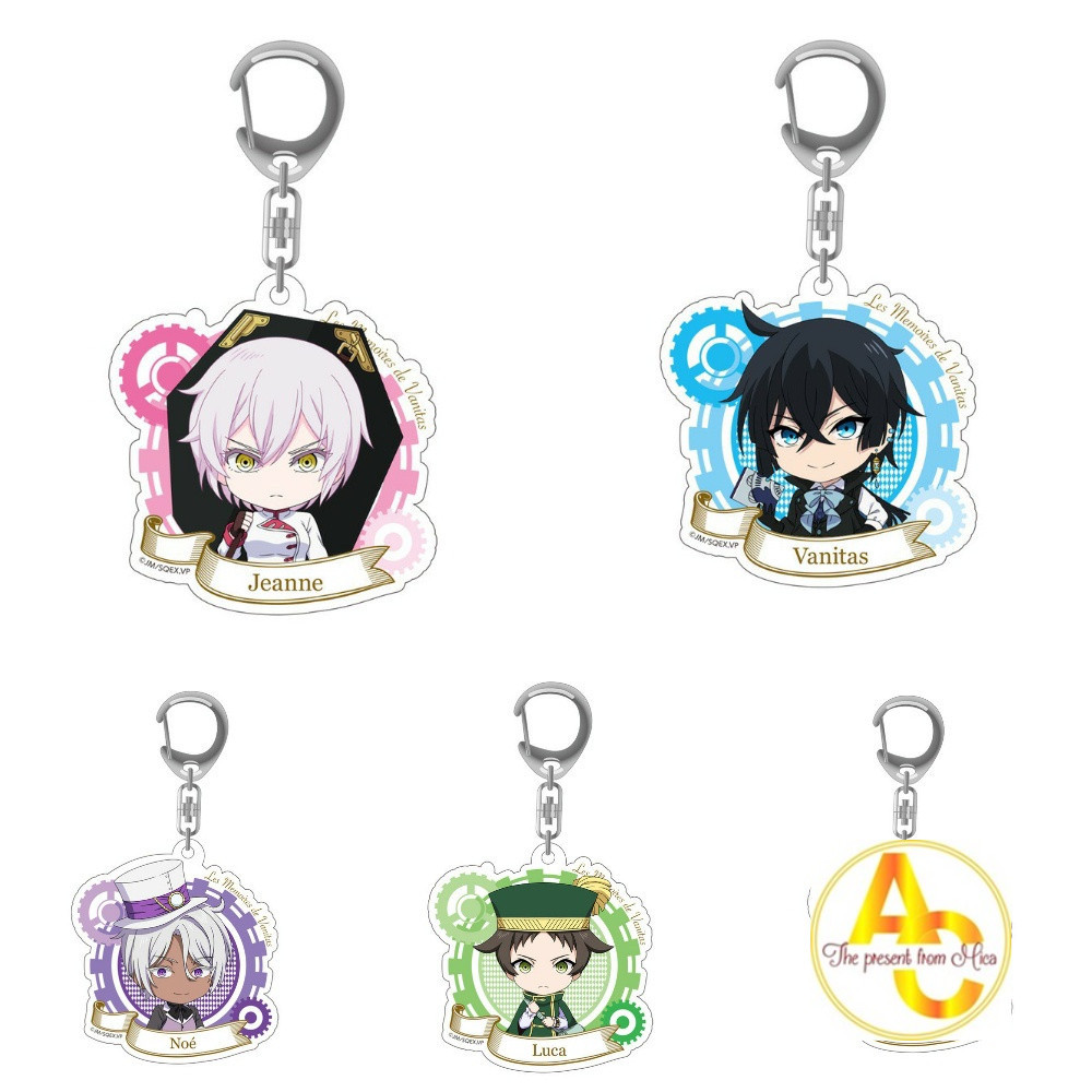 (Mica trong acrylic) Móc khóa HỒI KÍ VANITAS Vanitas no Carte chibi anime xinh xắn