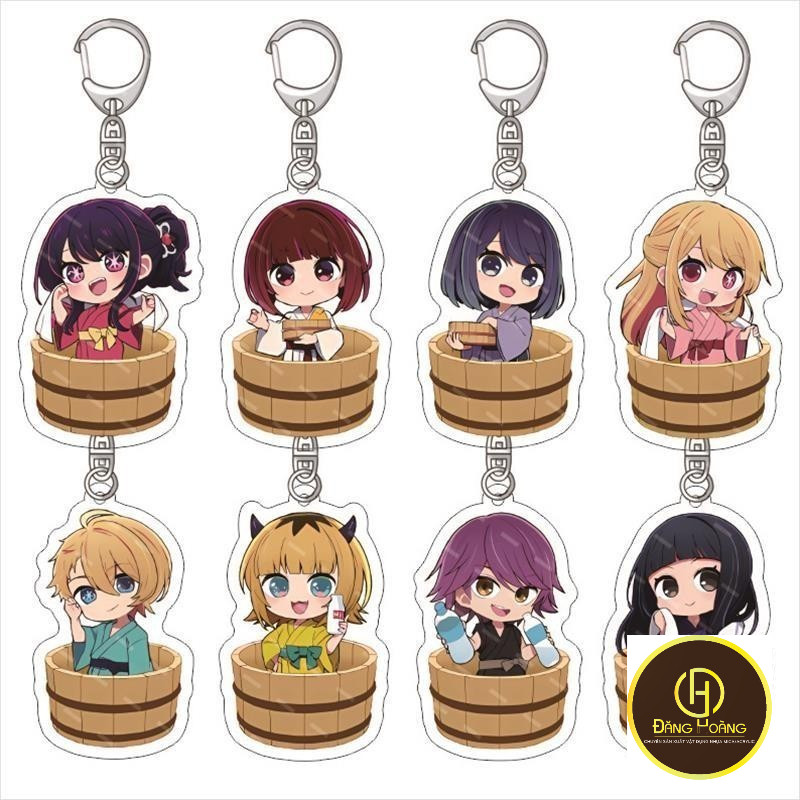 OSHI NO KO Con tôi đẩy Oshi no Ko Quần áo tắm Keyclasp Shinano Ái Acrylic Mặt dây chuyền