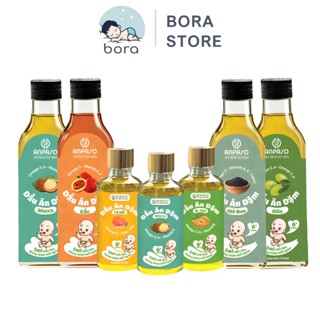 Dầu ăn dặm Anpaso giúp bé ăn ngon miệng, bổ sung DHA, phát triển trí não cho bé 50ml/100ml