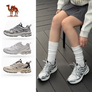 CAMEL CROWN  Giày chạy bộ giảm xóc nam và nữ Lưới thoáng khí Giày thông thường tăng chiều cao