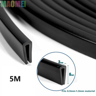 MAOMEI Dải cao su Hình chữ U Bảo vệ chất bịt kín mái tự động Phụ kiện cách nhiệt tiếng ồn Dải niêm phong cạnh