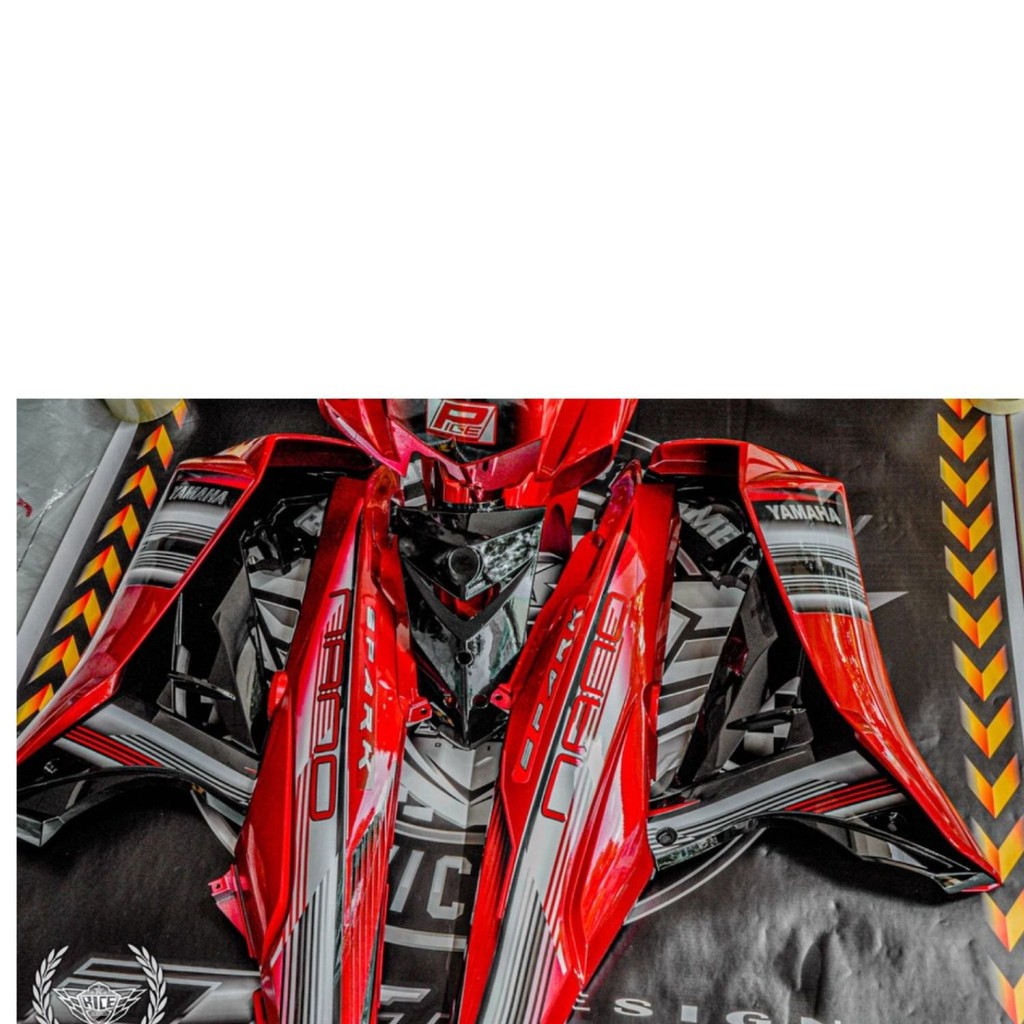 Tem Nano cho Sirius Đỏ candy yếm trong đen ( Tem in thường mẫu rice decal gốc )