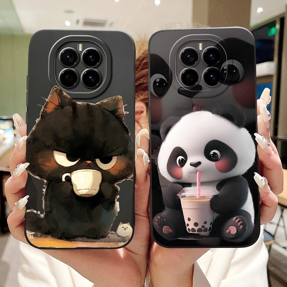 Dành Cho Honor Magic 7 7Pro Vỏ Bảo Vệ Ống Kính Honor Magic 7 Pro Magic7 Hình Thỏ Gấu Trúc Dễ Thương 