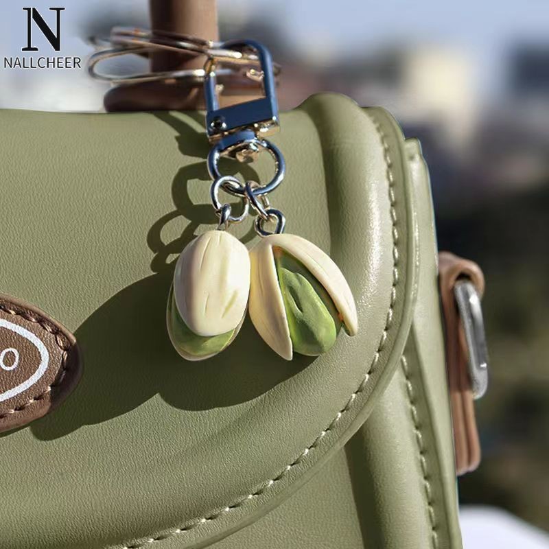 Nallcheer Mặt dây chuyền túi dễ thương cá tính hình quả hồ trăn sáng tạo