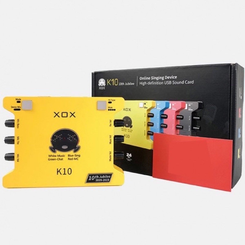 sound card livestream K10 BH 6 tháng đổi mới