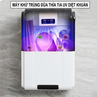 Máy Khử Trùng Đũa Thìa Có Tia UV Diệt Khuẩn Thông Minh Ngăn Côn Trùng Nấm Mốc Bảo Vệ Sức Khỏe MKS041